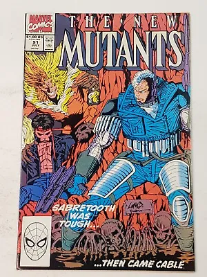 Buy New Mutants 91 DIRECT Rob Liefeld 1st App Hump And Brute Copper Age 1990 • 7.90£