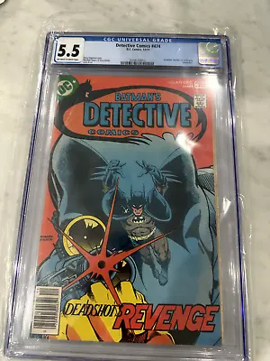 Buy Detective Comics #474 CGC 5.5  First New Deadshot! DC COMICS • 46.87£