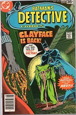 Buy Detective Comics #478 (DC Comics, July-August 1978) • 11.85£