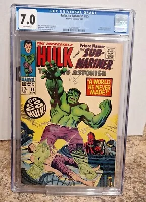 Buy Tales To Astonish #95 CGC 7.0 High Evolutionary Appearance! • 83.42£