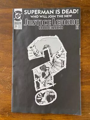Buy JUSTICE LEAGUE AMERICA #81 (DC, 1987) VG Death Of Superman • 2.40£