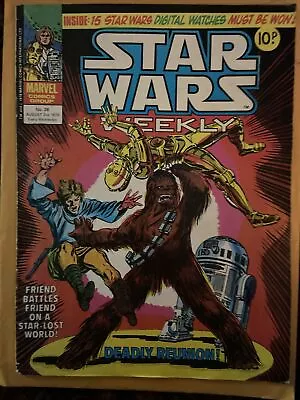 Buy Marvel Comics - Star Wars Weekly No 26 2nd August 1978 • 2.99£