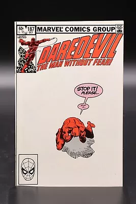 Buy Daredevil (1964) #187 Frank Miller Cover & Art Black Widow Chaste Hand VF/NM • 7.99£