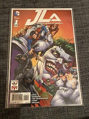 Buy Justice League Of America JLA #1 Joker 75th Anniversary Variant DC Comics 2015 • 5£