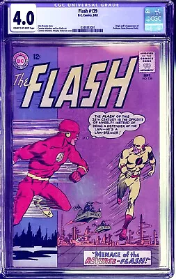 Buy Flash #139 CGC 4.0 Origin & 1st Appearance Of Professor Zoom (Reverse Flash)! • 400.30£