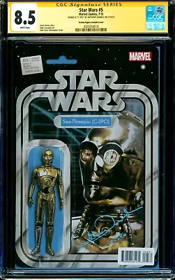 Buy Star Wars #5 C3PO ACTION FIGURE VARIANT CGC SS Signed Anthony Daniels ACTOR • 158.08£