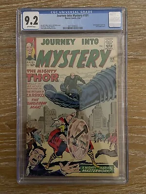 Buy Joirney Into Mystery 101 Cgc 9.2! Top 30 Book In The Census! • 794.34£
