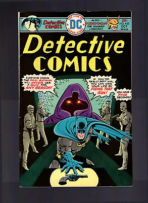 Buy Detective Comics #452 - Batman - Hawkman Backup Story - Higher Grade Minus • 16£
