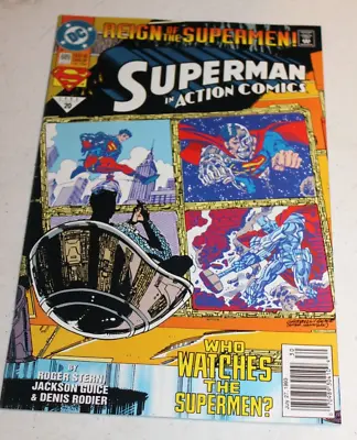 Buy Action Comics 689 Newsstand Variant NM- UNREAD Key Book 1st Black Suit Superman • 11.98£