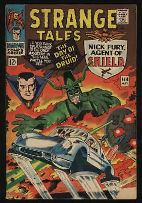Buy Strange Tales #144 VG+ 4.5 OW Pgs Doctor Strange Dr Nick Fury SHIELD Marvel • 15.81£