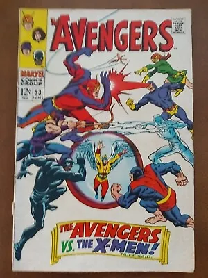 Buy Avengers #53 VG Avengers Vs The X-Men! Buscema Cover! 1968! Marvel  • 39.94£