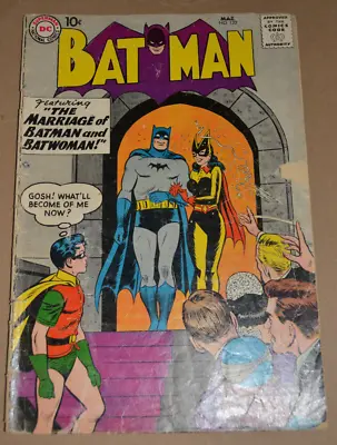 Buy Batman #122 Marriage Of Batman And Batwoman 1959 Raw Silver Age Dc Comics • 71.25£