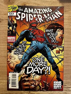 Buy Amazing Spider-Man 544 Marvel 2007 One More Day Part 1 First Print • 32.02£