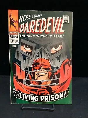Buy Daredevil #38 (1968, Dr Doom Cover) Silver Age Marvel Comics • 79.02£
