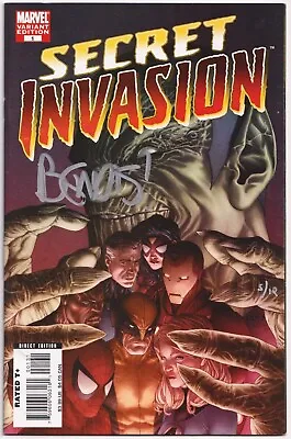 Buy Secret Invasion #1 Variant Dynamic Forces Signed Bendis Df Ltd 12 Marvel Disney • 24.95£
