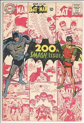 Buy BATMAN  200  FN-/5.5  -  Mid-Grade Anniversary Neal Adams Cover! • 63.54£