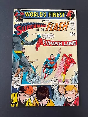 Buy World's Finest #199 - 3rd Superman/Flash Race (DC, 1970) Fine • 24.54£