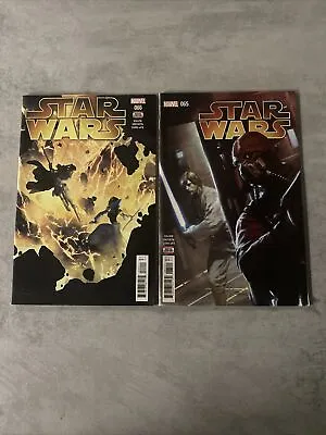 Buy Marvel Comics Star Wars #65 & 66 Vol 2 Kieron Gillen Angel Unzueta Vader • 8£