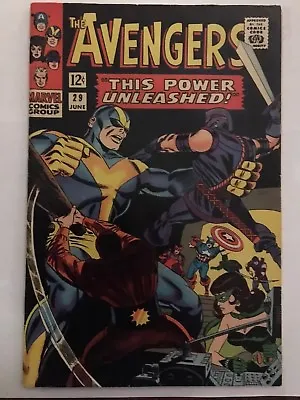 Buy Avengers #29 ( 1966) Vg/fn Captain America, Hawkeye, Quicksilver & Scarlet Witch • 39.72£