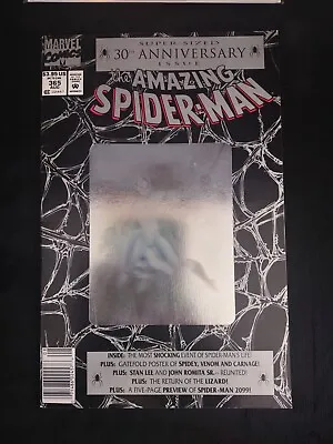 Buy Amazing Spider-Man #365- Newsstand / 1st Prt/ Missing Poster/ Look Pic& Read.... • 11.83£