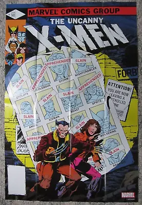 Buy Uncanny X-Men #141 Facsimile 24x36 Folded Promo Poster -John Byrne - NM - Marvel • 7.88£
