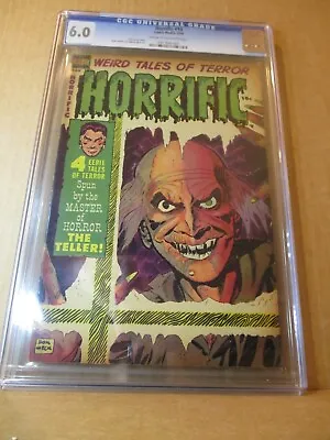 Buy Horrific 10 CGC 6.0 Don Heck GHOUL Comic Media Horror 1954 Weird Tales Of Terror • 707.73£