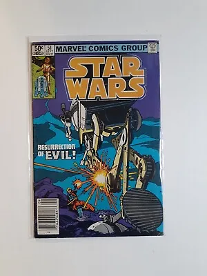 Buy Marvel Comics Star Wars #51 (1981) Newsstand • 4.74£