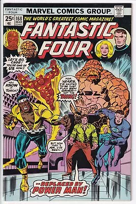 Buy Marvel Fantastic Four LOT (3) Issue #168 169 & 170 Comic 1976 Power Man Part 1-3 • 7.19£