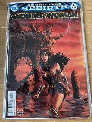 Buy Wonder Woman #11 Dc Rebirth January 2017 Rucka Sharp Martin Dc Comics • 5£
