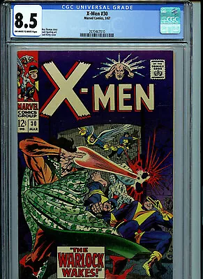 Buy Uncanny X-Men #30 CGC 8.5 1967  Marvel Comics Kirby Amricons  K28 • 240.17£