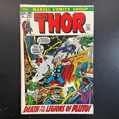 Buy Thor 199 1st Ego-Prime Bronze Age Marvel 1972 Hela Gerry Conway Buscema Comic • 7.88£