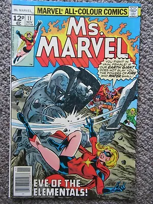 Buy Marvel Ms. Marvel  Comic, # 11. Nov. 1977  • 10£