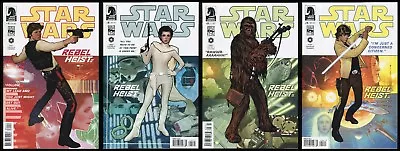 Buy Star Wars Rebel Heist Comic Set 1-2-3-4 A Han Solo Chewbacca Leia Luke Skywalker • 38.65£