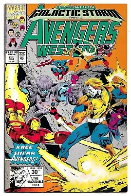 Buy Avengers West Coast #80 Operation: Galactic Storm Part 2 FN (1992) Marvel Comics • 1.50£