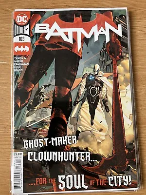 Buy Batman #103 - Vol 3 - Jan 2021 - Battle Of Batman Vs Ghost-Maker- Minor Key - DC • 6£