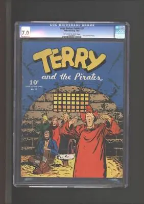 Buy Large Feature Comic #27 CGC 7.0 Terry And The Pirates 1942 • 466.27£