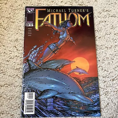Buy Fathom #5 1st Printing - Image /top Cow Comics 1999 Michael Turner • 1.25£