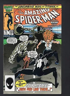 Buy The Amazing Spider-Man #283 Vol. 1 1st Cameo App Of Mongoose Marvel Comics '86NM • 7.88£