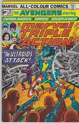 Buy Marvel Triple Action #28 1975 NM The Avengers • 5.50£