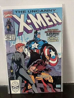 Buy UNCANNY X-MEN # 268 – Classic Jim Lee 1990 CAPTAIN AMERICA Marvel Comics • 24£