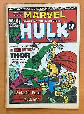 Buy Mighty World Of Marvel #48 RARE MARVEL UK 1973. Stan Lee. FN+ Bronze Age Comic • 19.50£