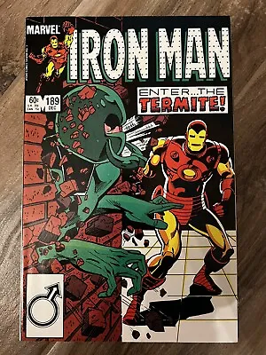 Buy Iron Man #189. 1984 Luke McDonnel Condition NM (NEWSSTAND) • 7.72£