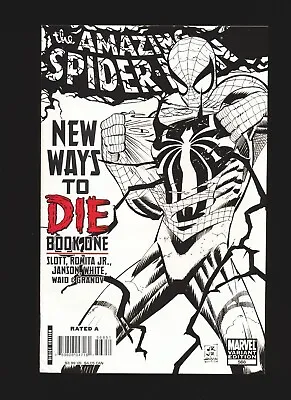 Buy Amazing Spider-man #568, VF+ 8.5, John Romita Jr. Sketch Cover; New Ways To Die • 16.68£