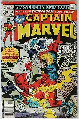 Buy Comic Book - Captain Marvel The Hour Of Flame And Frost - #51 July 1977 - Good • 7.99£