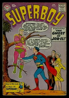 Buy DC Comics SUPERBOY #78 The Ghost Of Jor-El Origin Of Mr. Mxyzptlk VG- 3.5 • 35.54£