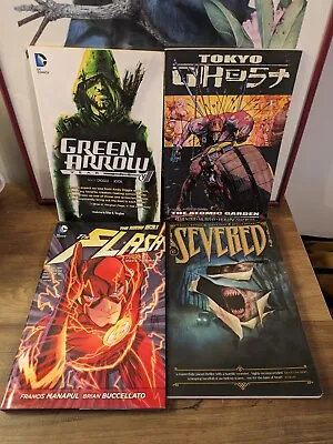 Buy 4 Graphic Novel Job Lot Image DC Green Arrow The Flash Tokyo Ghost Severed  • 12.99£