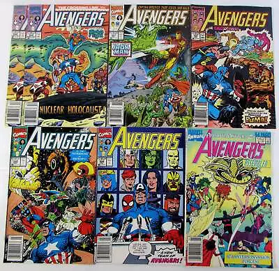 Buy Avengers Lot Of 7 #324 X2,327,304,330,329,18 Marvel (1990) Comic Books • 51.23£