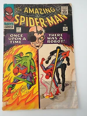 Buy Amazing Spider-Man # 37 1966 (First App. Of Norman Osborn Pence Marvel Silver ! • 118.36£