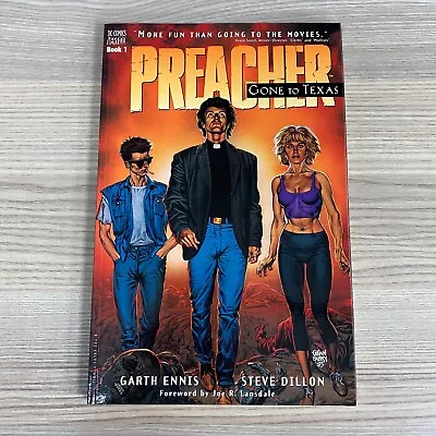 Buy Preacher Book 1 Gone To Texas Graphic Novel Vertigo Comics Softback Dc Paperback • 5.95£