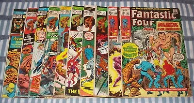 Buy Reader Lot Of 10 FANTASTIC FOUR Comics Between #102 & 149 In Low Grade 1970 Up • 39.43£